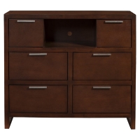 Urban 6-Drawer TV Media Chest - Merlot