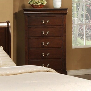 West Haven Five Drawer Chest in Cappuccino 