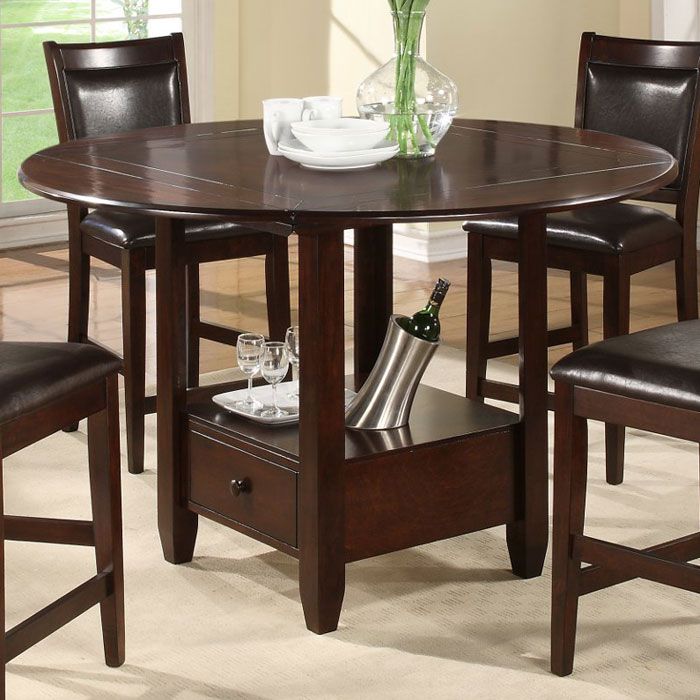 Morgan Counter Height Drop Leaf Table | DCG Stores