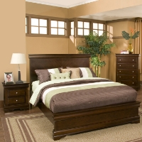 Chesapeake Panel Bedroom Set - Cappuccino