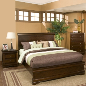 Chesapeake Panel Bedroom Set - Cappuccino 