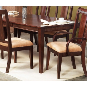 Saratoga Extending Dining Table in Dark Walnut 
