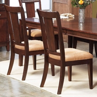 Saratoga Dark Walnut Side Chair (Set of 2)