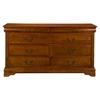 Louis Philippe Dresser - 8 Drawers, Medium Cherry - ALP-3701