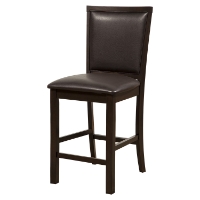 Davenport Pub Chair - Faux Leather, Espresso