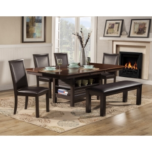 Davenport 5-Piece Dining Set - Espresso 
