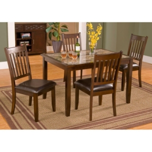 Capitola 5-Piece Dinette Set in Espresso 