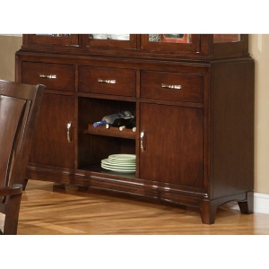 Bradbury Wood Buffet Table in Cappuccino 