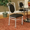 Soho Side Chair with Black Back and Seat (Set of 2) - ALP-665-23