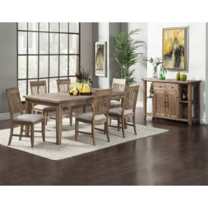Aspen 7-Piece Dining Set - Antique Natural 