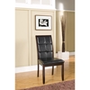 Havenhurst Side Chair - Merlot, Black Faux Leather - ALP-8932-02