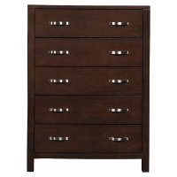 Costa Mesa Chest - Medium Cherry, 5 Drawers