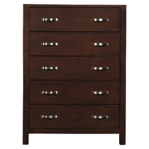 Costa Mesa Chest - Medium Cherry, 5 Drawers 