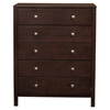 Solana 6 Drawers Chest - Cappuccino - ALP-NSK-05