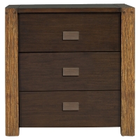 Element 3 Drawers Nightstand - Espresso