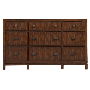 Loft 9 Drawers Dresser - Dark Walnut 