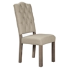 Fiji Tufted Upholstered Side Chair - Weathered Gray - ALP-ORI-814-02