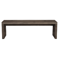 Fiji Bench - Weathered Gray