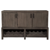 Fiji Sideboard - Wine Bottle Storage, Weathered Gray