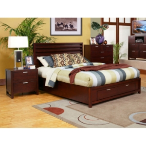 Camarillo Storage Platform Bed with Nightstands 