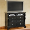 Heirloom Black TV Chest with 6 Drawers - AW-2900-232