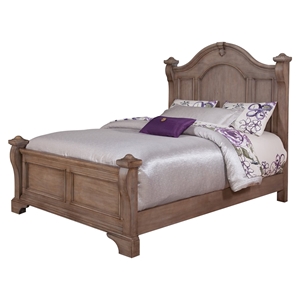 Heirloom Poster Bed - Weathered Gray 