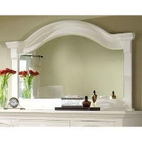 Cottage Traditions Landscape Mirror in Eggshell White