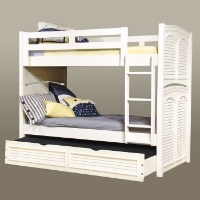 Cottage Traditions White Twin Bunk Bed