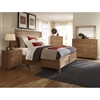 Natural Elements Queen Panel Storage Bed in Soft Driftwood with Off-White Glaze - AW-1000-50PBS