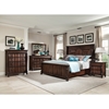 High Society Queen Panel Bed Set in Walnut - AW-8600-50PAN-SET