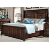 High Society King Panel Bed in Walnut - AW-8600-66PAN