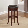 Conrad Backless Counter Stool - Cherry, Roast Bonded Leather - AW-B2-251-26L
