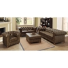 Winston Chesterfield Style Leather Sofa - AL-LC10603VICO