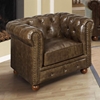 Winston Chesterfield Style Leather Chair - AL-LC10601VICO