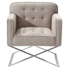 Chilton Modern Chair - Tufted, Gray - AL-LC473CHGR