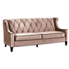 Barrister Velvet Fabric Sofa with Button Tufting - AL-LC8443
