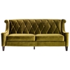 Barrister Velvet Fabric Sofa with Button Tufting - AL-LC8443