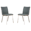 Cafe 5-Piece Dining Set - Gray - AL-LCCACHGRB201-DIB201TO-SET
