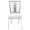 Cleo 5-Piece Contemporary Dining Set - White - AL-LCCLCHWHB201-SET