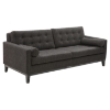 Centennial Sofa - Tufted, Charcoal Chenille Fabric - AL-LCCN3CH