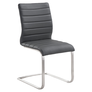 Fusion Contemporary Side Chair - Gray (Set of 2) 