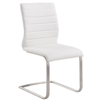 Fusion Contemporary Side Chair - White (Set of 2)