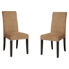 Tobacco Fabric Color Side Chair (Set of 2) - AL-LCMD014SIMFTO