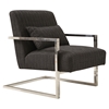 Skyline Accent Chair - Charcoal Fabric - AL-LCSKCHCH