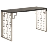 Skyline Console Table - Charcoal Top - AL-LCSKCNBLMT