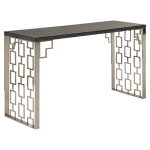 Skyline Console Table - Charcoal Top 