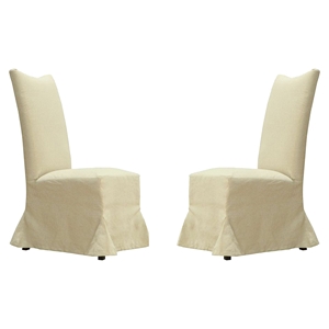 Tuxedo Linen Dining Chair (Set of 2) 