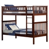 Woodland Twin over Twin Bunk Bed - Ladder - ATL-AB5610