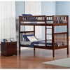 Woodland Twin over Twin Bunk Bed - Ladder - ATL-AB5610