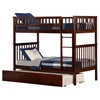 Woodland Twin over Twin Bunk Bed - Urban Trundle Bed - ATL-AB5615
